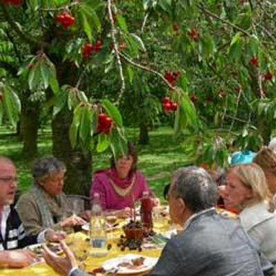 Kersenlunch met bouillon