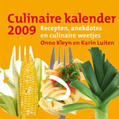 Culinaire kalender naar de drukker