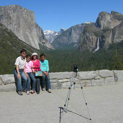 Continental breakfast in Yosemite