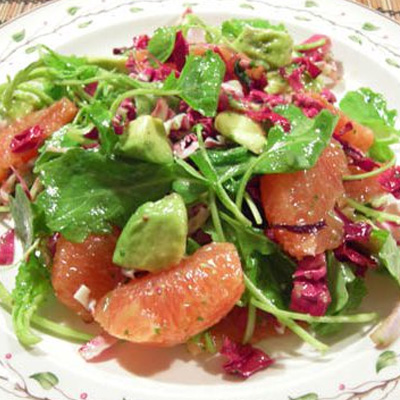 Raapstelensalade met grapefruit