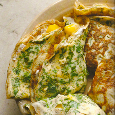 Ottolenghi recept: omelet met snijbiet