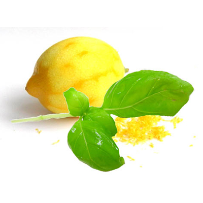 Pasta met citroen en basilicum