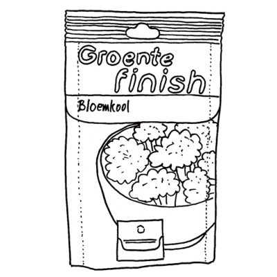 Bloemkool zonder Groente Finish