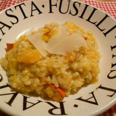 Risotto met pompoen