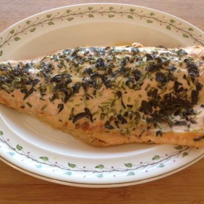 Feestrecept: zalm uit de oven