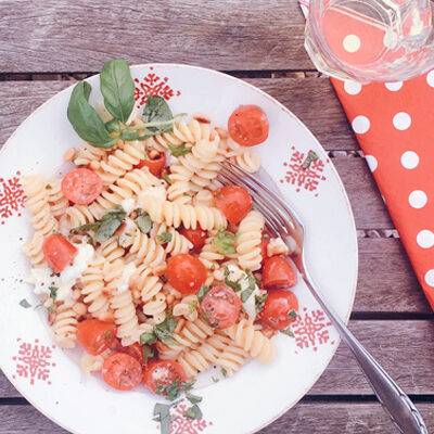 Campingrecept: Pasta caprese