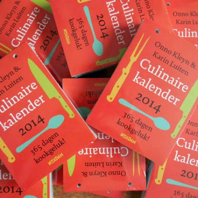 Culinaire Kalender 2014 ligt in de winkel