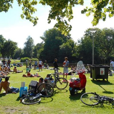 Gratis picknick in het Vondelpark