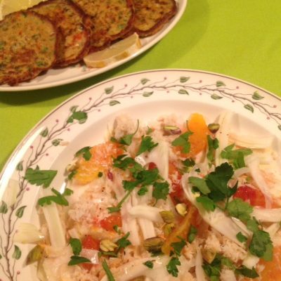 Kliekjes: krabsalade met venkel