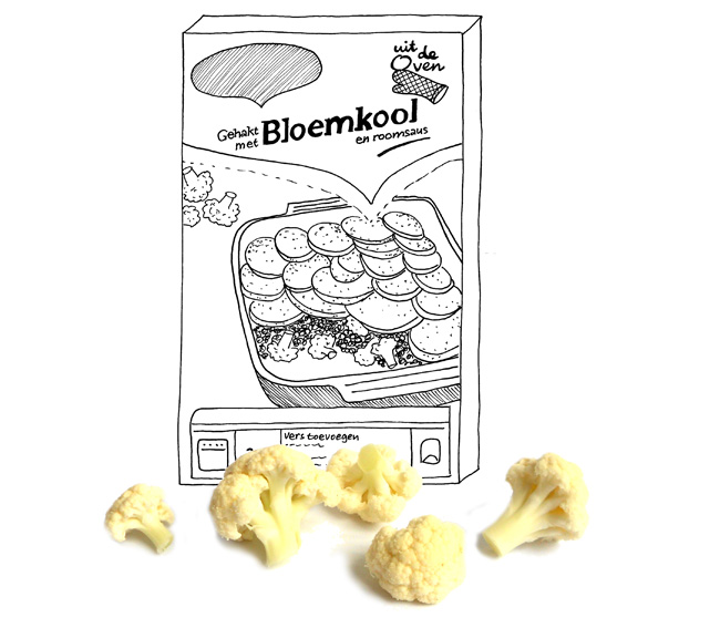 bloemkool gehakt oven