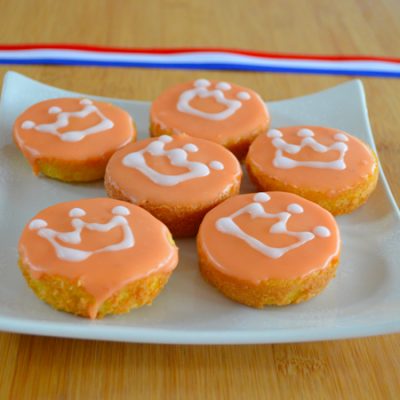 Oranje koeken voor Koningsdag