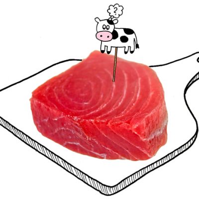 Gegrilde tonijn met sauce vierge
