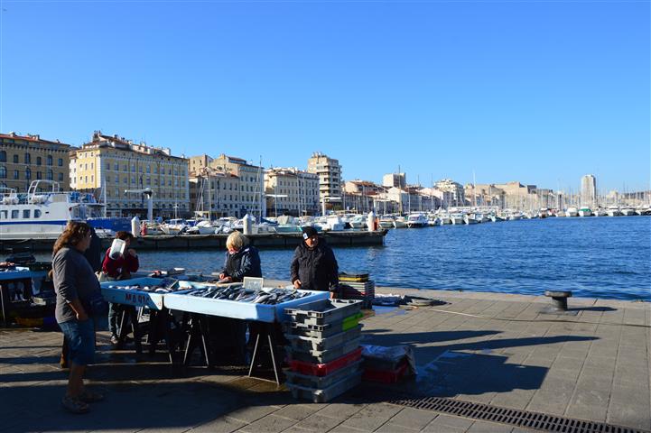 Marseille vismarkt 