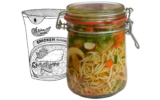 noedelsoepje in a jar