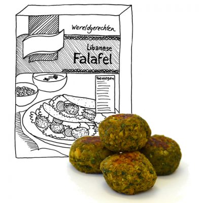 Falafel uit de oven