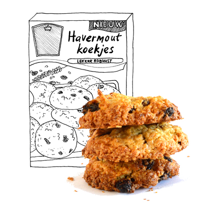 Havermoutkoekjes zonder bakmix