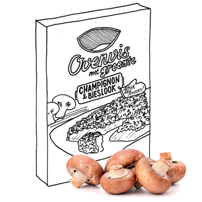 Ovenvis met champignons