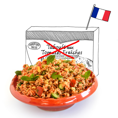 Frankrijk: tomatentaboulé