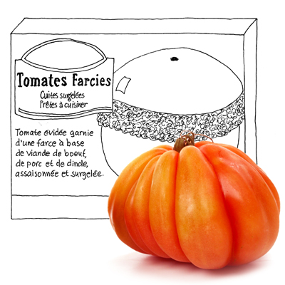 Gevulde tomaten met gehakt