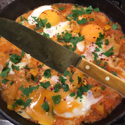 Drama met shakshuka