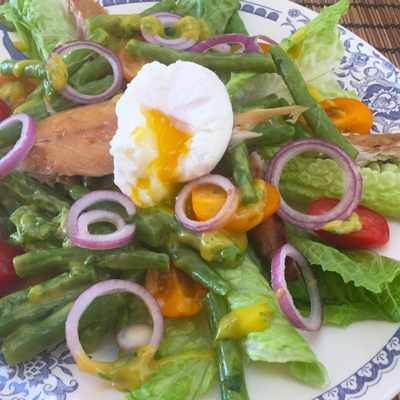 Niçoise met boontjes en makreel