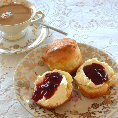 Devon cream tea