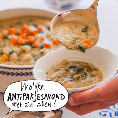 Vega snert voor Antipakjesavond