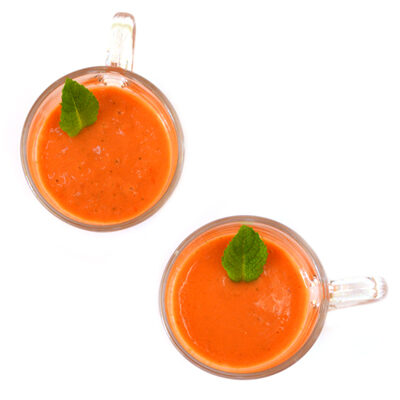 Gazpacho met aardbeien