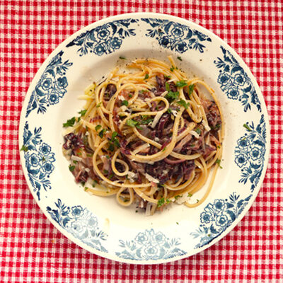 Pasta met radicchio